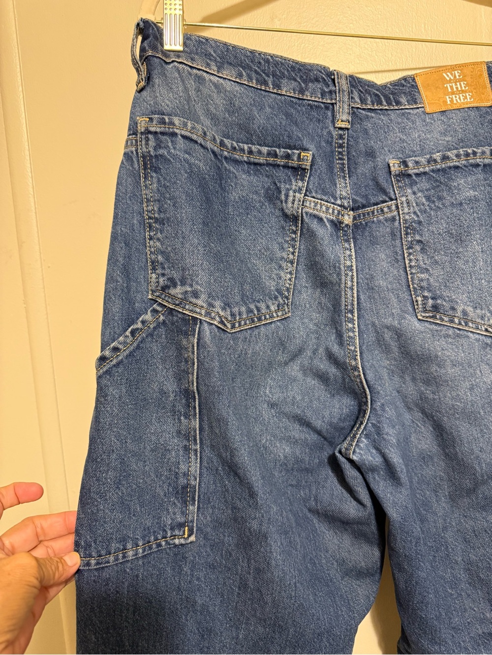 We The Free Straight-Leg Tinsley Baggy High Rise Straight Leg 30 - Picture 5 of 14